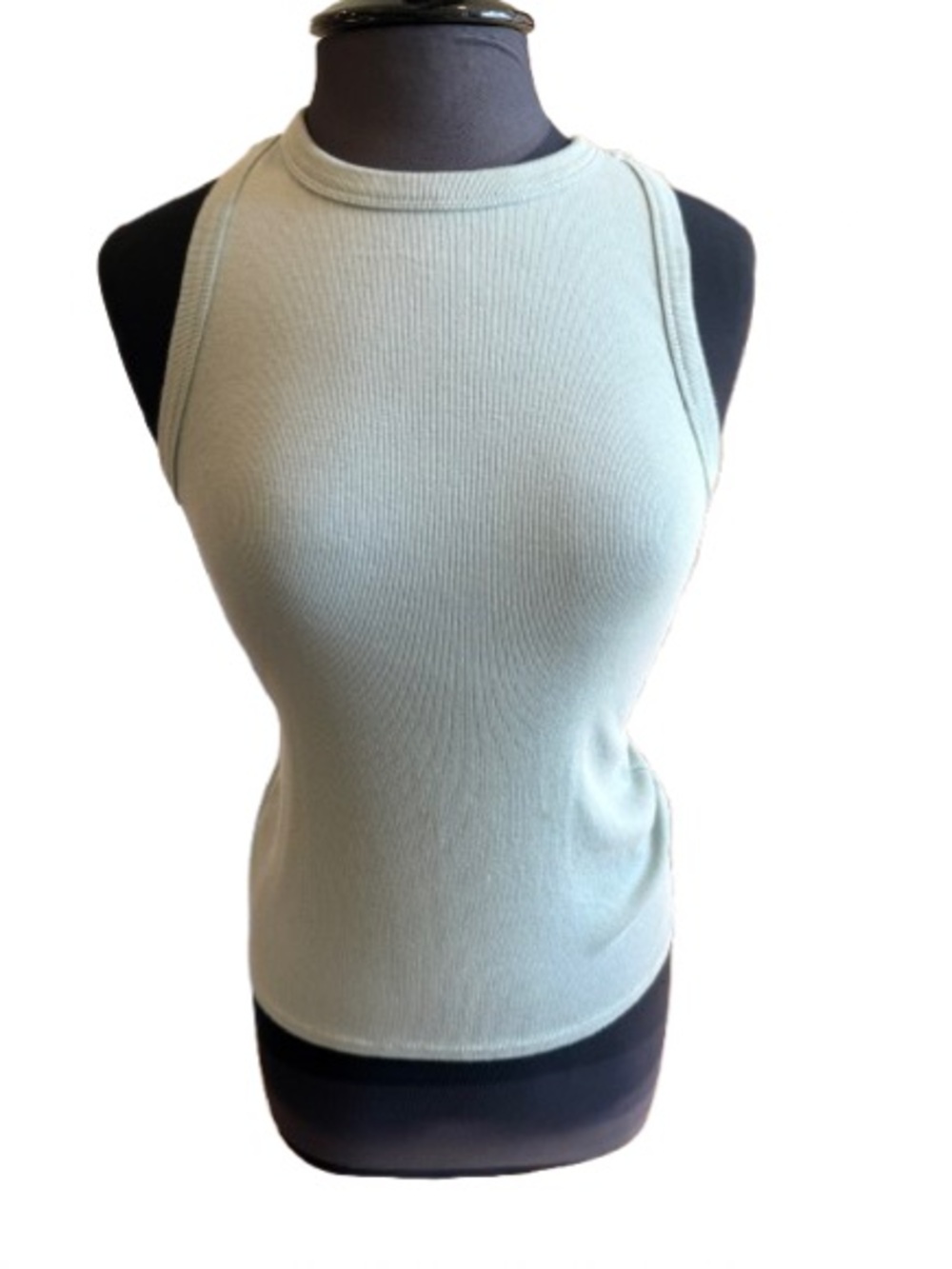a new day Light Mint Ribbed Tank Top